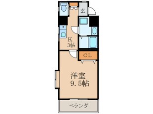 サングレース徳力の物件間取画像